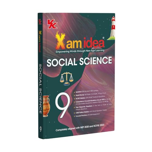 Xam idea Class 9 Social Science (2025-26) | Latest CBSE Syllabus| NEP 2020 & NCFSE 2023 Aligned | With Competency-Focused & Free Response Qs | Self-Assessment Tests