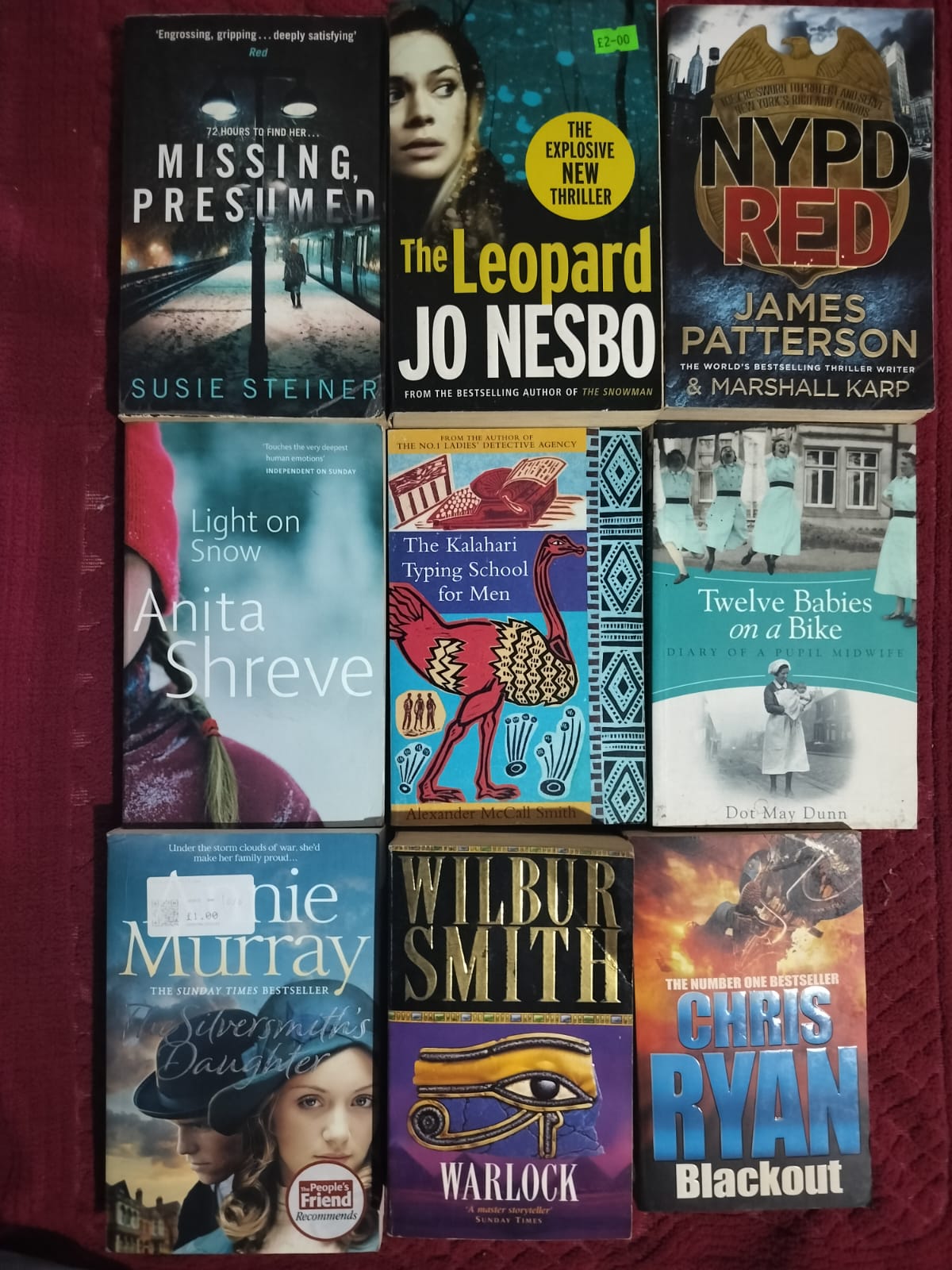 9-Book Crime, Thriller & Adventure Bundle | Jo Nesbo, James Patterson, Wilbur Smith