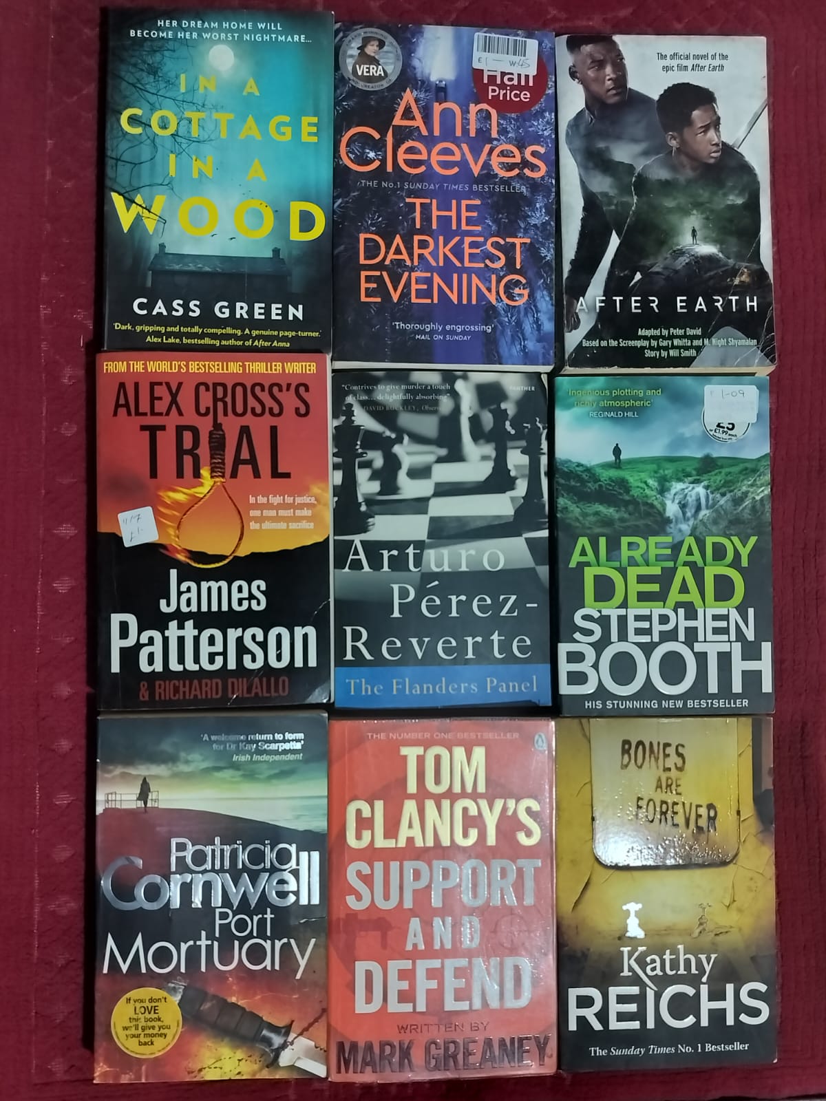 9-Book Crime, Forensic & Spy Thriller Bundle | Ann Cleeves, James Patterson, Kathy Reichs