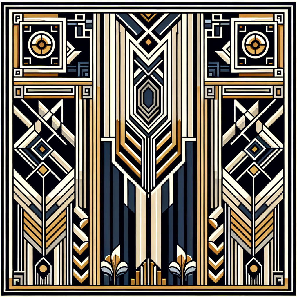 Art Deco Inspired Geometric Patterns
