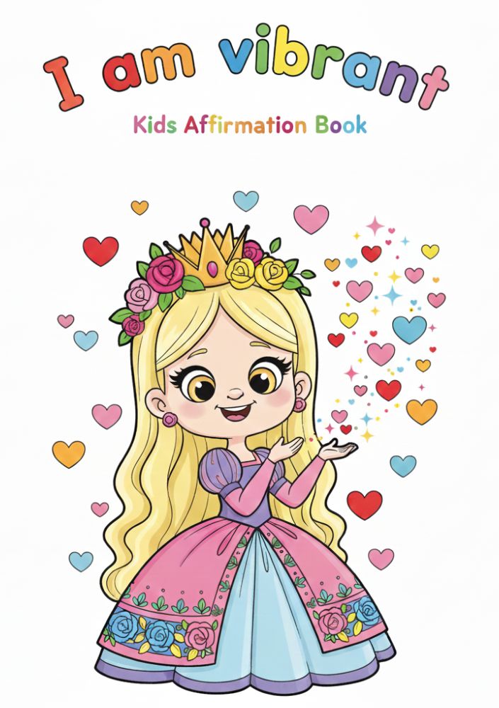 Girls Affirmation Book – I Am Strong, Smart & Confident | Positive Daily Affirmations for Girls | Beautifully Illustrated
