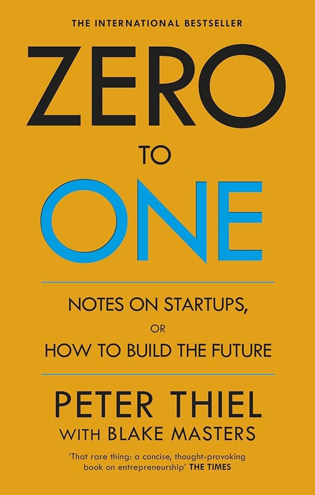 Zero to One Paperback By Peter Thiel