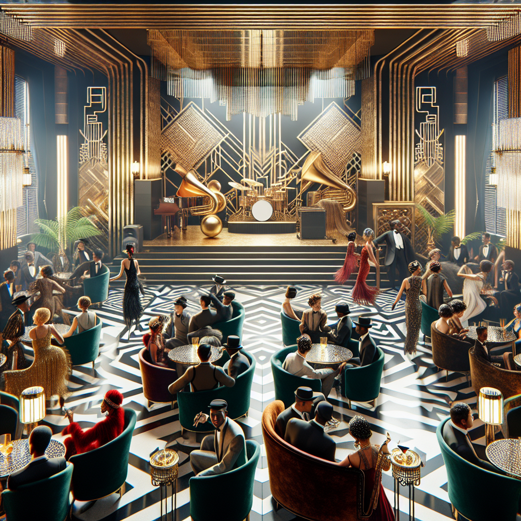 Art Deco Nightlife Jazz Club