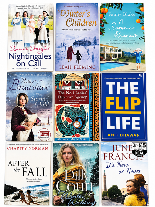 9-Book From Love to Mystery – 9 Captivating Books | June Francis | Charity Norman | Alexander McCall Smith