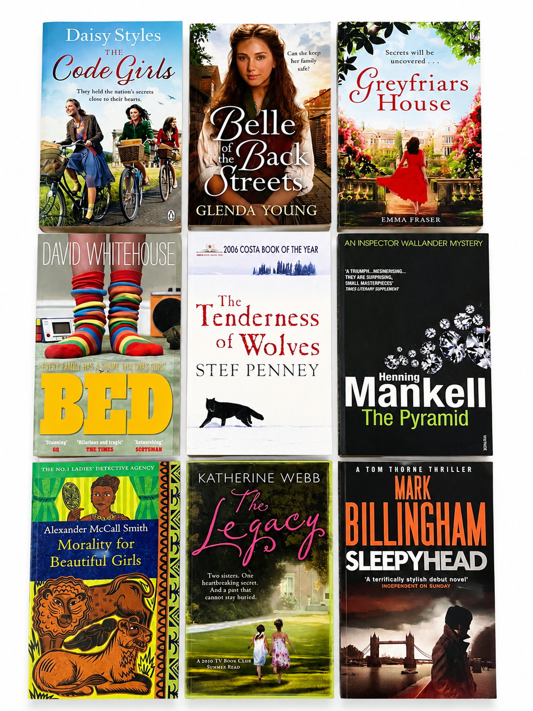 9 Must-Read Paperback Books Bundle – Mystery, Thriller, Historical Fiction & Heartfelt Stories