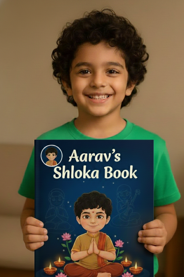 Personalized Shloka Book for Kids (Ages 1–9)
