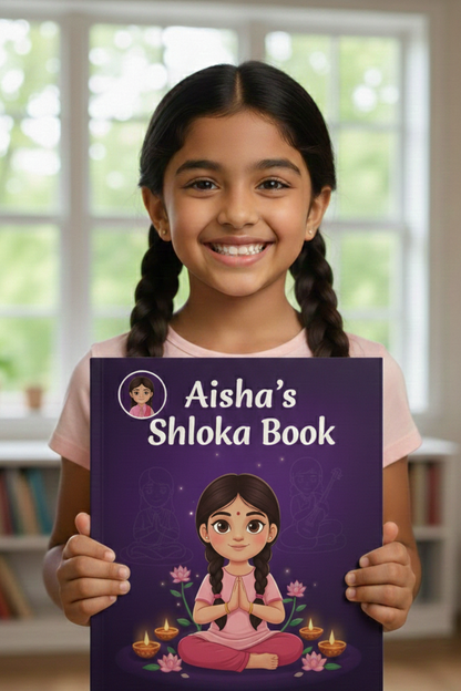 Personalized Shloka Book for Kids (Ages 1–9)