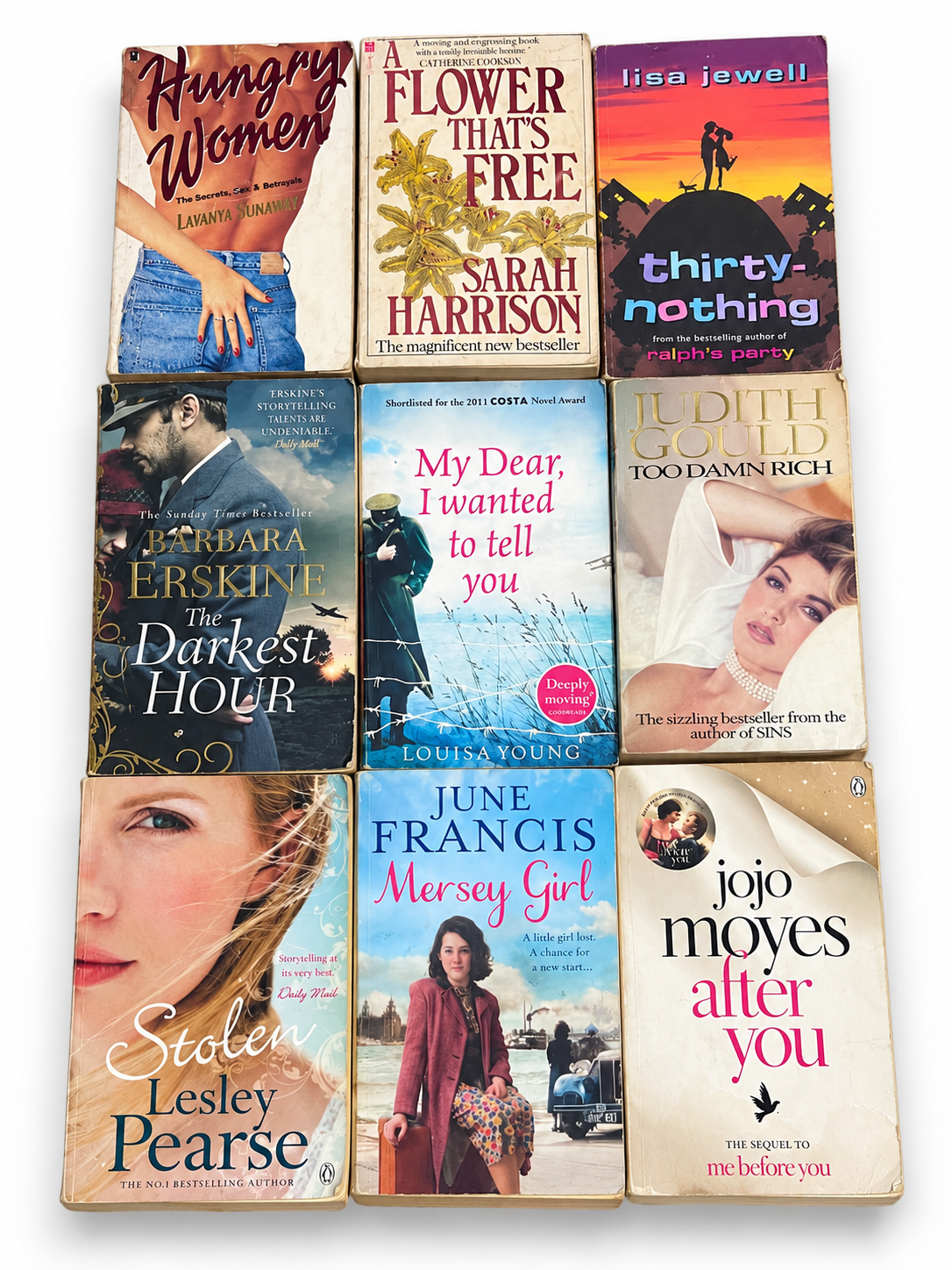 9 Fiction Novel Book Bundle – Books on Romance, Drama & Life Stories
