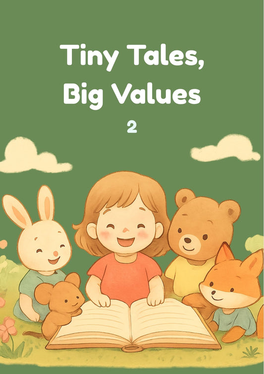 Tiny Tales, Big Values 2 – 12 Moral Stories for Kids | 24 Beautiful Color Pages | Illustrated Storybook for Young Readers