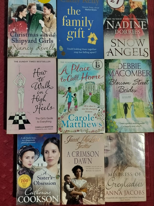 9-Book Women’s Fiction & Historical Saga Bundle | Catherine Cookson, Nancy Revell, Debbie Macomber